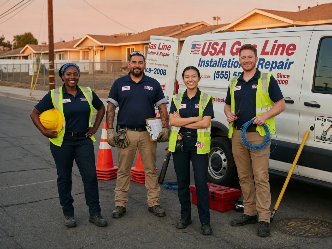 Gas Line Installation company in Ollie, IA